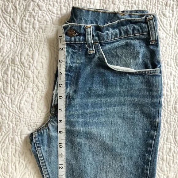 Vintage 70s Levis 684 Orange Tab Bell Bottom Super Flare Jeans - Picture 7 of 14